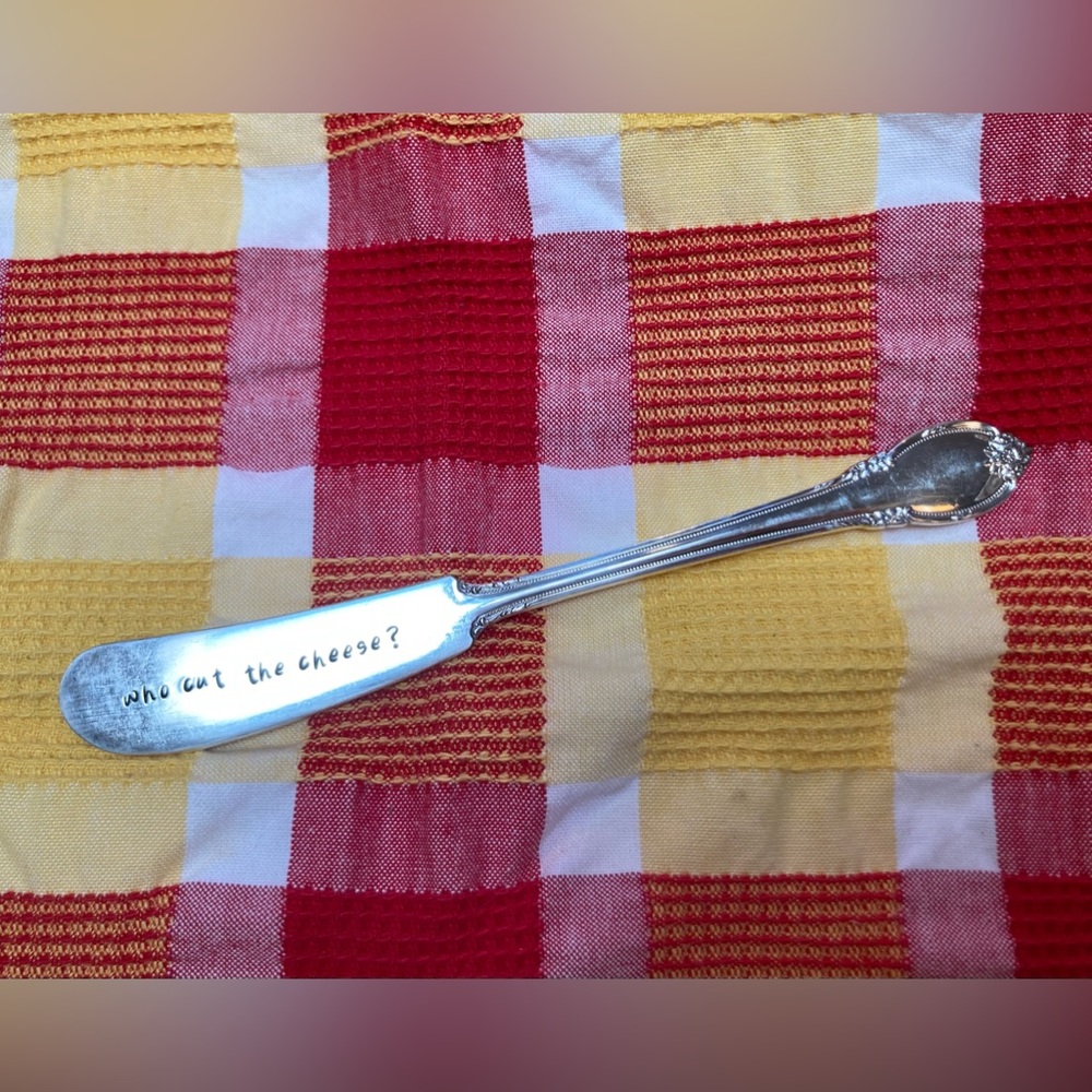Who cut the cheese? Cheese knife